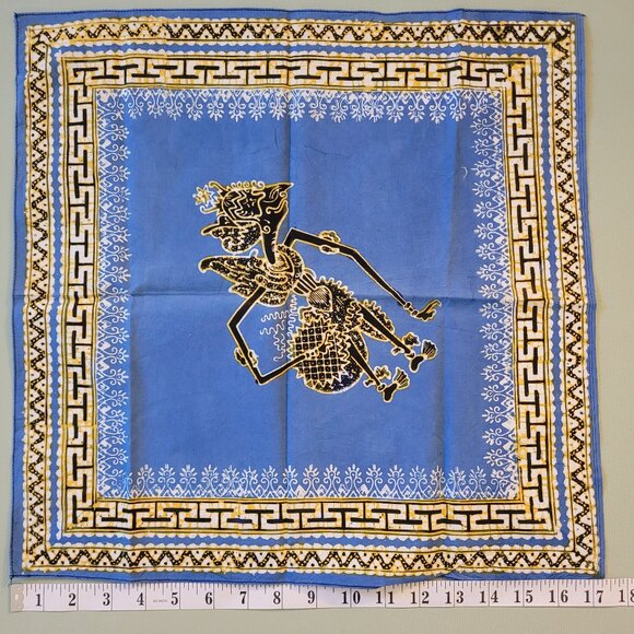 3 Vintage leopard Print & Indonesian Wayang Shadow Puppet Design - Picture 1 of 5